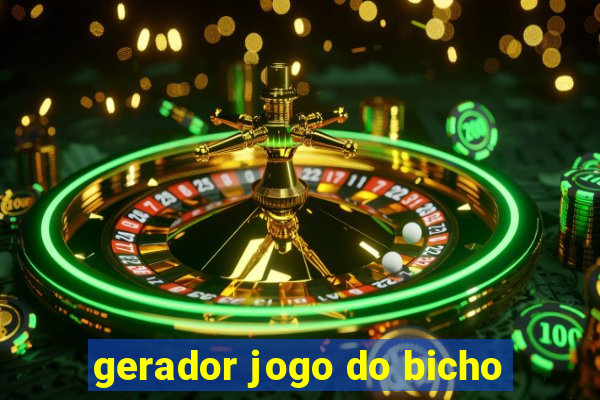 gerador jogo do bicho